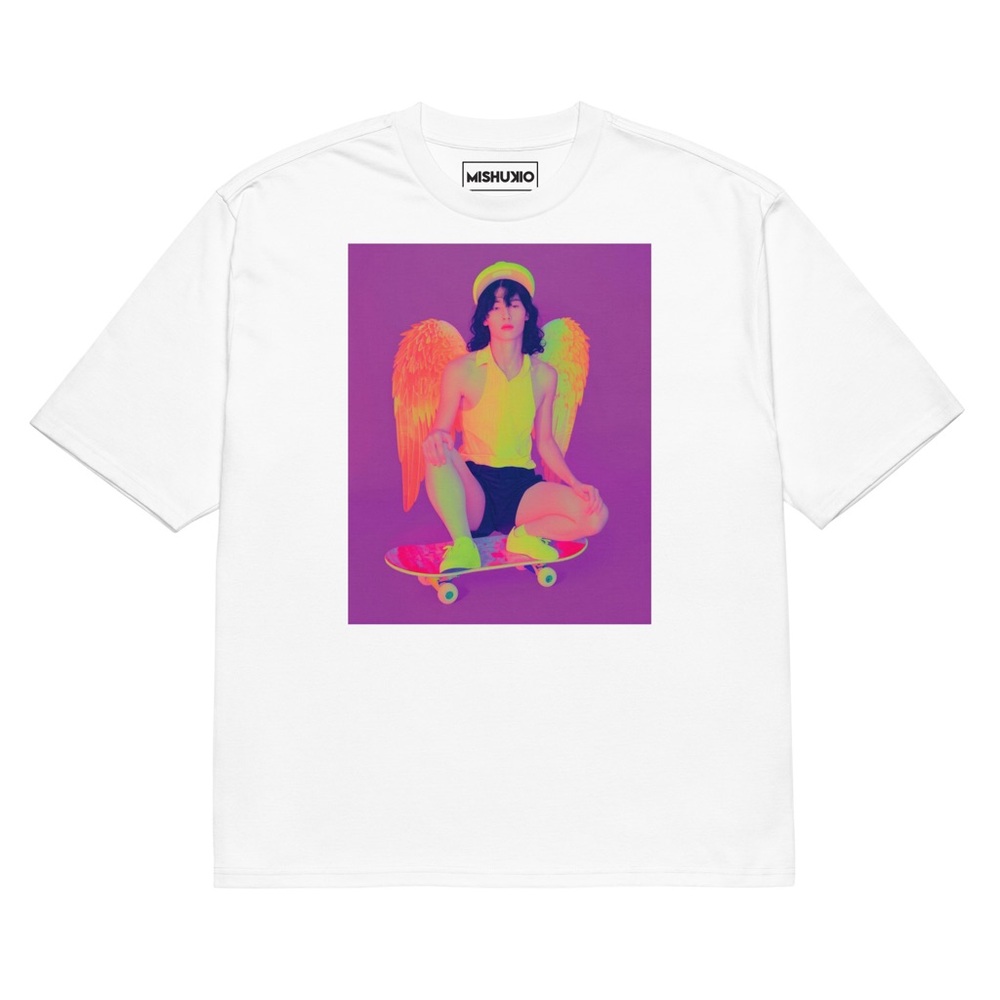 Unisex White Graphic T-Shirt